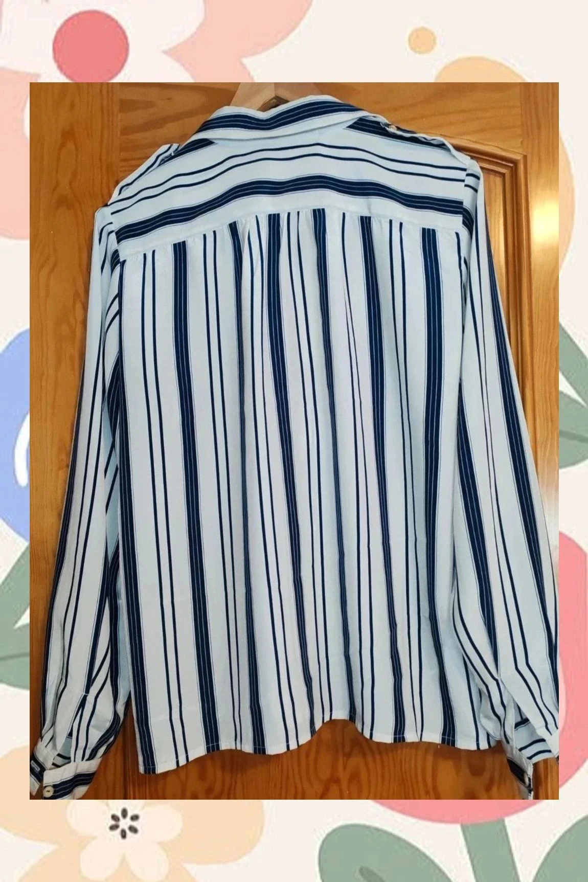 Bonita camisa de mujer a rayas – photo 2